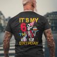 It's My 6Th Birthday Party ハロウィン スケルトン 誕生日 メンズTシャツ バックプリント 高齢者への贈り物
