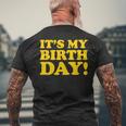 It's My Birthday メンズTシャツ バックプリント 高齢者への贈り物