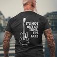 It's Not Out Of Tune It's Jazz メンズTシャツ バックプリント 高齢者への贈り物