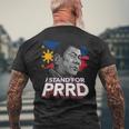 Itand For Prrd サポーター Digong Duterte フィリピン Du30 メンズTシャツ バックプリント 高齢者への贈り物