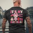 It's My 8Th Birthday Niñas Niños Adolescentes Labubu Bday Camiseta Hombre Estampado Espalda Regalos para ancianos