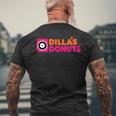 J Dillas ドーナツ ヒップホップ ジェイディー メンズTシャツ バックプリント 高齢者への贈り物