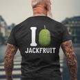 Jackfruit ビーガン ベジタリアン エキゾチックフルーツ 植物ベースのダイエット メンズTシャツ バックプリント 高齢者への贈り物