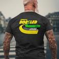 Jamaica Bobsled レトロなボブスレー チーム ジャマイカの国旗 メンズTシャツ バックプリント 高齢者への贈り物