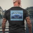 Jdm Gt R カーシーン チューニング スカイライン R34 ドリフト インポート メンズTシャツ バックプリント 高齢者への贈り物