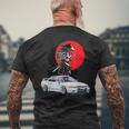Jdm スカイライン R32 カーチューニング ジャパンサムライドリフト メンズTシャツ バックプリント 高齢者への贈り物