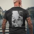 Jfk スモークとシェード メンズTシャツ バックプリント 高齢者への贈り物