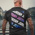 Jordan迷彩柄水彩カモフラージュ メンズTシャツ バックプリント 高齢者への贈り物