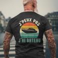 J'peux Pas J'aioile Cadeau Marin Humour Et Bateau T-shirt imprimé au dos Cadeaux pour les vieillards