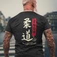 Judo Cool Japaneseymbol Judoka Martial Arts Lover メンズTシャツ バックプリント 高齢者への贈り物