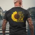 I Just Really Love Oysters ギフト レディース メンズ Mollusc ひまわり メンズTシャツ バックプリント 高齢者への贈り物