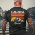 Kealakekua ハワイ レトロ ハワイアンアイランド メンズTシャツ バックプリント 高齢者への贈り物