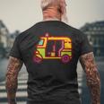 Keralite Malayaliの自動車人力車愛好家面白いインド メンズTシャツ バックプリント 高齢者への贈り物
