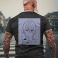 King Of Prism フェイスシリーズ 法月仁 メンズTシャツ バックプリント 高齢者への贈り物