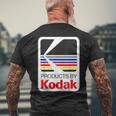 Kodak ビンテージロゴによる商品 メンズTシャツ バックプリント 高齢者への贈り物