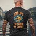 Koh Lipe I've Found My Beach Tropicalunset メンズTシャツ バックプリント 高齢者への贈り物