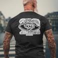La Calavera カトリーナ ホセ・グアダルーペ・ポサダ作 メンズTシャツ バックプリント 高齢者への贈り物