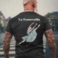 La Esmeralda バレエダンサー バレリーナ ポワント チュチュダンス メンズTシャツ バックプリント 高齢者への贈り物