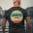 Lafayette Louisiana シャツ メンズTシャツ バックプリント 高齢者への贈り物