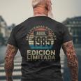 Las Leyendas Nacen En Abril De 1985 40 Años Cumpleaños Camiseta Hombre Estampado Espalda Regalos para ancianos