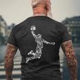 The Legend Basketballlam Dunk For The Basketball Lovers メンズTシャツ バックプリント 高齢者への贈り物