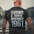 Legends Were Born In November 1961 誕生日 メンズTシャツ バックプリント 高齢者への贈り物