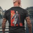 Lenin Forever ソビエト連邦 ソ連 ロシア レトロ ヴィンテージ ジャージ メンズTシャツ バックプリント 高齢者への贈り物