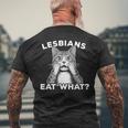 Lesbians Eat What Csdレズビアン メンズTシャツ バックプリント 高齢者への贈り物