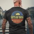 Let's Go Taco Let's Go Taco メンズTシャツ バックプリント 高齢者への贈り物