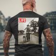 Life Picture Collection _ Nostalgic America 01 メンズTシャツ バックプリント 高齢者への贈り物