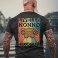 Livello Nonnobloccato Gamer Gaming Nerd Festa Del Papà T-shirt da uomo con stampa posteriore Regalos para ancianos