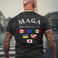 MAGA Make America Go Away メンズTシャツ バックプリント 高齢者への贈り物