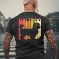 Maltipoo マルプー メンズTシャツ バックプリント 高齢者への贈り物