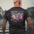 Mardi Gras ビデオゲームコントローラー シェア スチームフレンズ メンズTシャツ バックプリント 高齢者への贈り物
