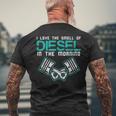 Mechanic Lovemell Of Diesel In Morning Car Auto メンズ メンズTシャツ バックプリント 高齢者への贈り物