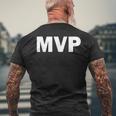 Mvp 最も価値のあるプレイヤーシャツ メンズTシャツ バックプリント 高齢者への贈り物