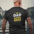 My Dad Is Myuper Hero メンズTシャツ バックプリント 高齢者への贈り物