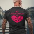 Mytaple Food Is Love メンズTシャツ バックプリント 高齢者への贈り物