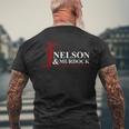 Nelson And Murdock 弁護士 法律 メンズTシャツ バックプリント 高齢者への贈り物