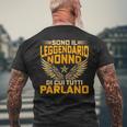 Nonno Divertenteono Il Leggendario Nonno Festa Del Papà T-shirt da uomo con stampa posteriore Regalos para ancianos