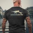 Nonno Nonnosauro Rex Festa Del Papà T-shirt da uomo con stampa posteriore Regalos para ancianos
