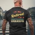 Not Retired Im Professional Grandpa Fathers Day Grandfather Men's T-shirt Back Print Gifts for Old Men