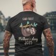 Nuestro Primer Día De La Madre A Juego 2024 Feliz Primer Día De La Madre Camiseta Hombre Estampado Espalda Regalos para ancianos