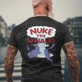 Nuke The Whales Lisa Nelson シャツ メンズTシャツ バックプリント 高齢者への贈り物