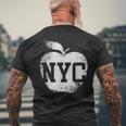 Nyc New York City シャツ レディース メンズ キッズ クール ビッグアップル メンズTシャツ バックプリント 高齢者への贈り物