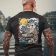 Otter Ramen Kawaii Manga Anime Noodles Y2k Japanese Men's T-shirt Back Print Gifts for Old Men