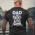 Papà E Cane Perempre Carlino T-shirt da uomo con stampa posteriore Regalos para ancianos