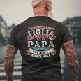 Papa Figlia Padre Festa Del Papà Regalo Per Papà Da Figlia T-shirt da uomo con stampa posteriore Regalos para ancianos