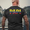 Papi Ecuadorian Flag Ecuador Festa Del Papà Orgoglio Patriottico T-shirt da uomo con stampa posteriore Regalos para ancianos