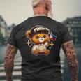 Pinoy バロン フィリピン国旗 フィリピンテディベア メンズTシャツ バックプリント 高齢者への贈り物